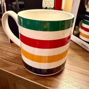 BNWT HBC Stripes Ceramic Mug 14.5oz